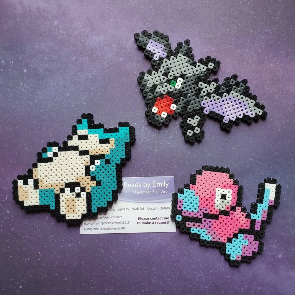 Snorlax Porygon Aerodactyl Magnets - Handmade Pokemon - Kids Room Home Decor